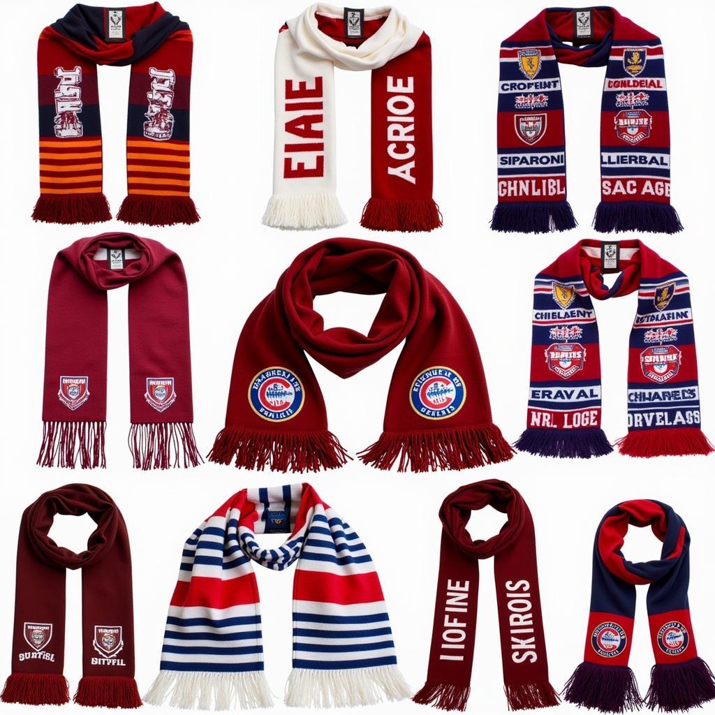 Custom Football Scarf Designs