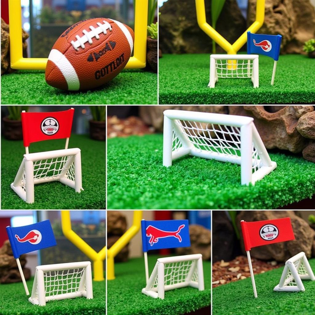 Football-Themed Aquarium Decorations