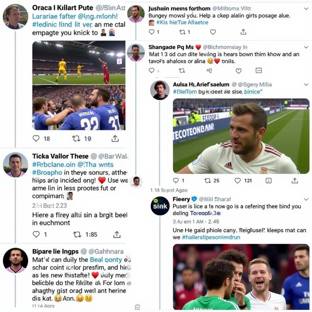 Viral Football Moments on Social Media