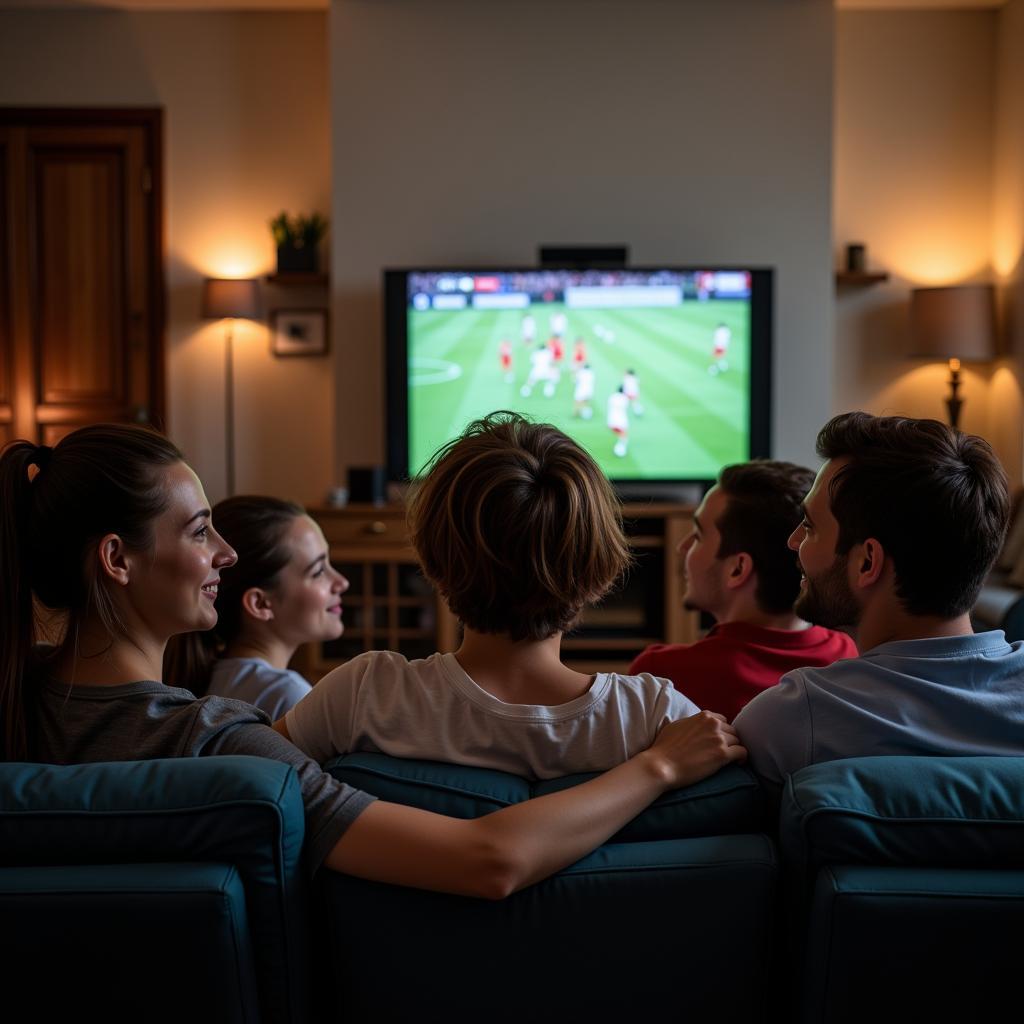 Friends gathered for a game, laughing and enjoying each other's company