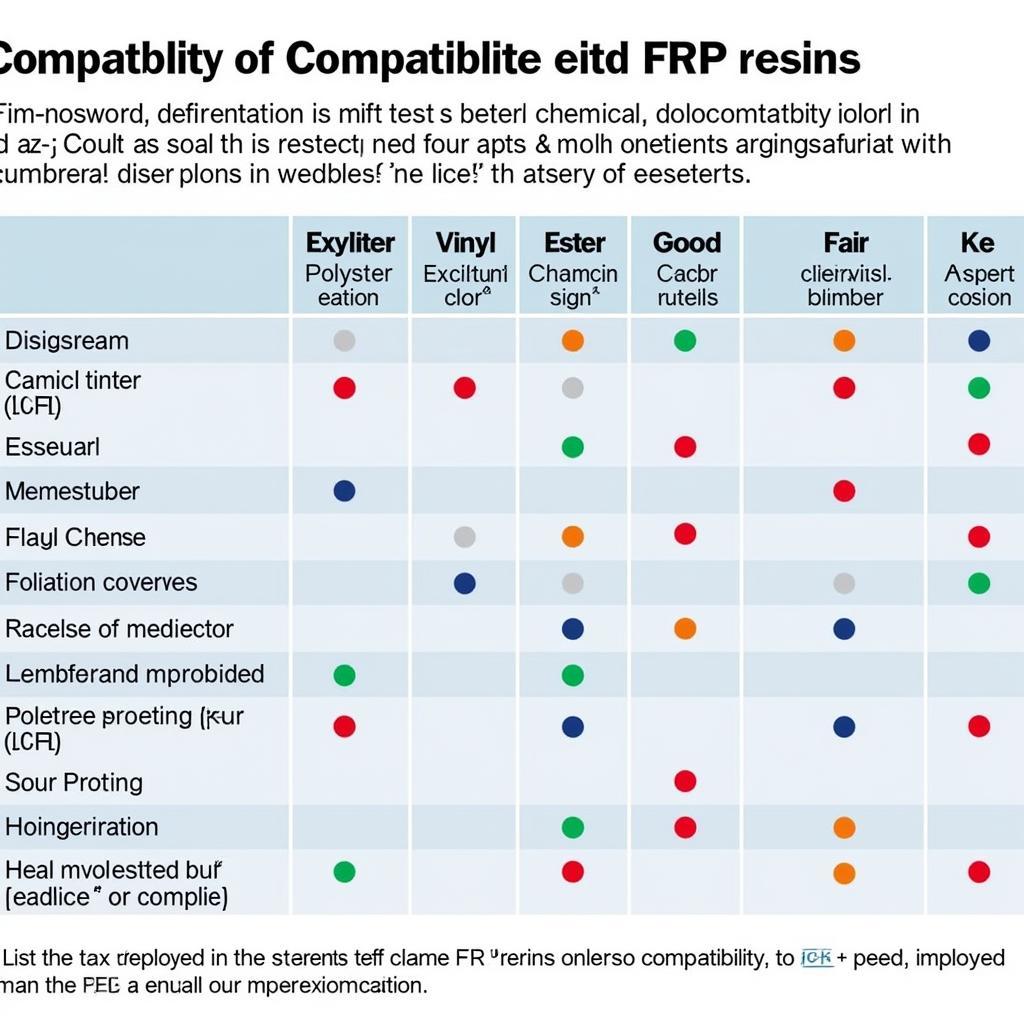 FRP Resin Chemical Compatibility Chart