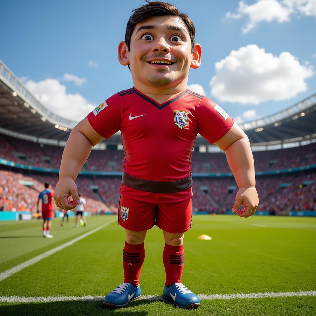 Fan in a Hilarious World Cup Costume