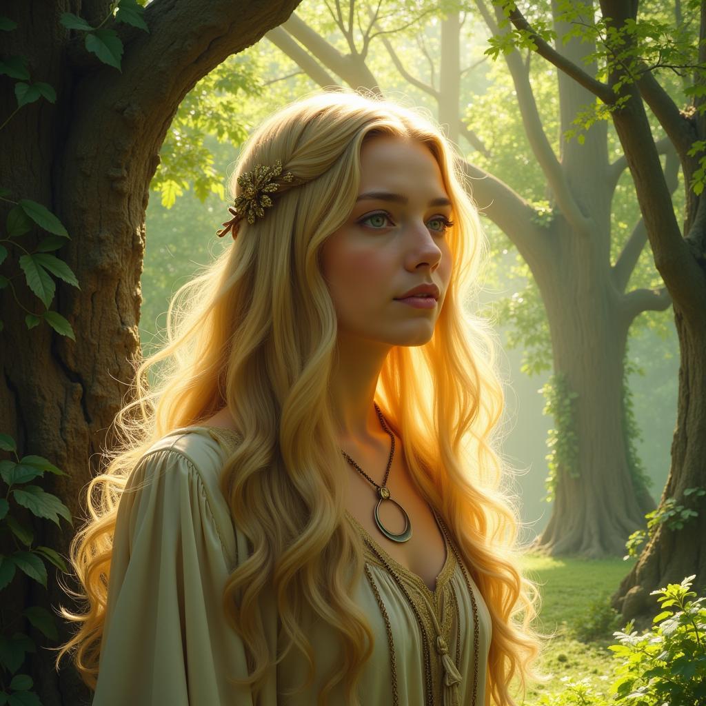 Galadriel Fan Art Depicting the Lady of Lothlórien