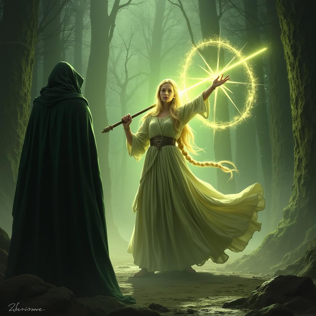 Galadriel Fan Art Emphasizing Strength