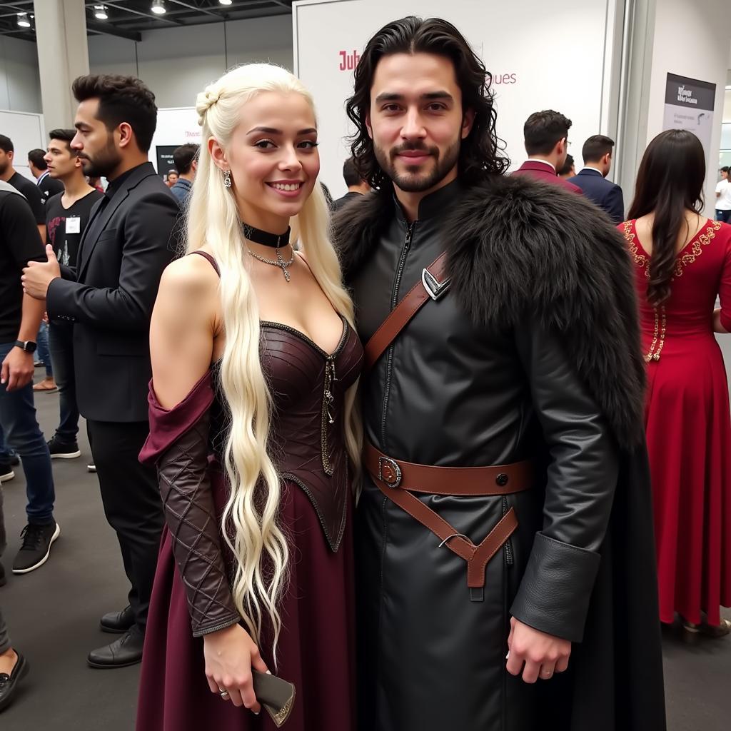 Elaborate costumes on display at a Game of Thrones cosplay event in Mumbai