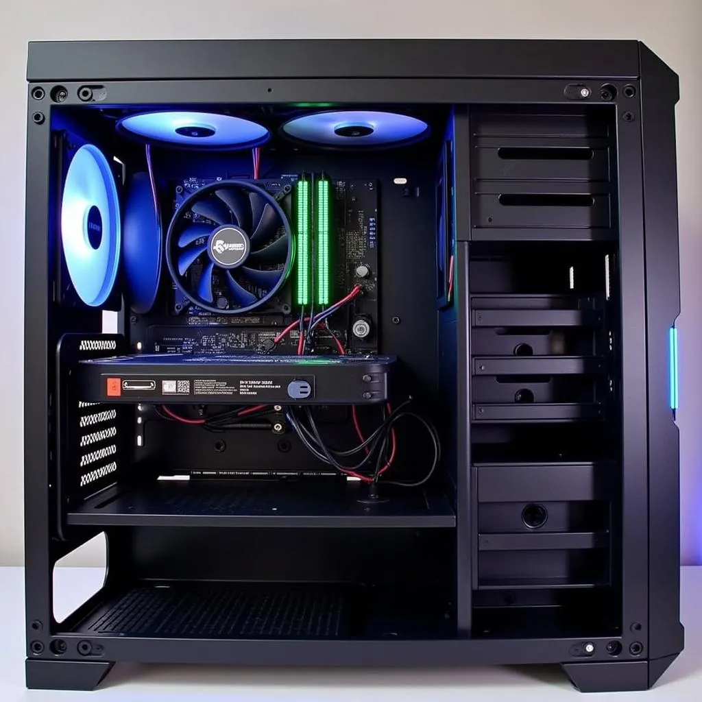 Gaming PC with 80mm Fan Case