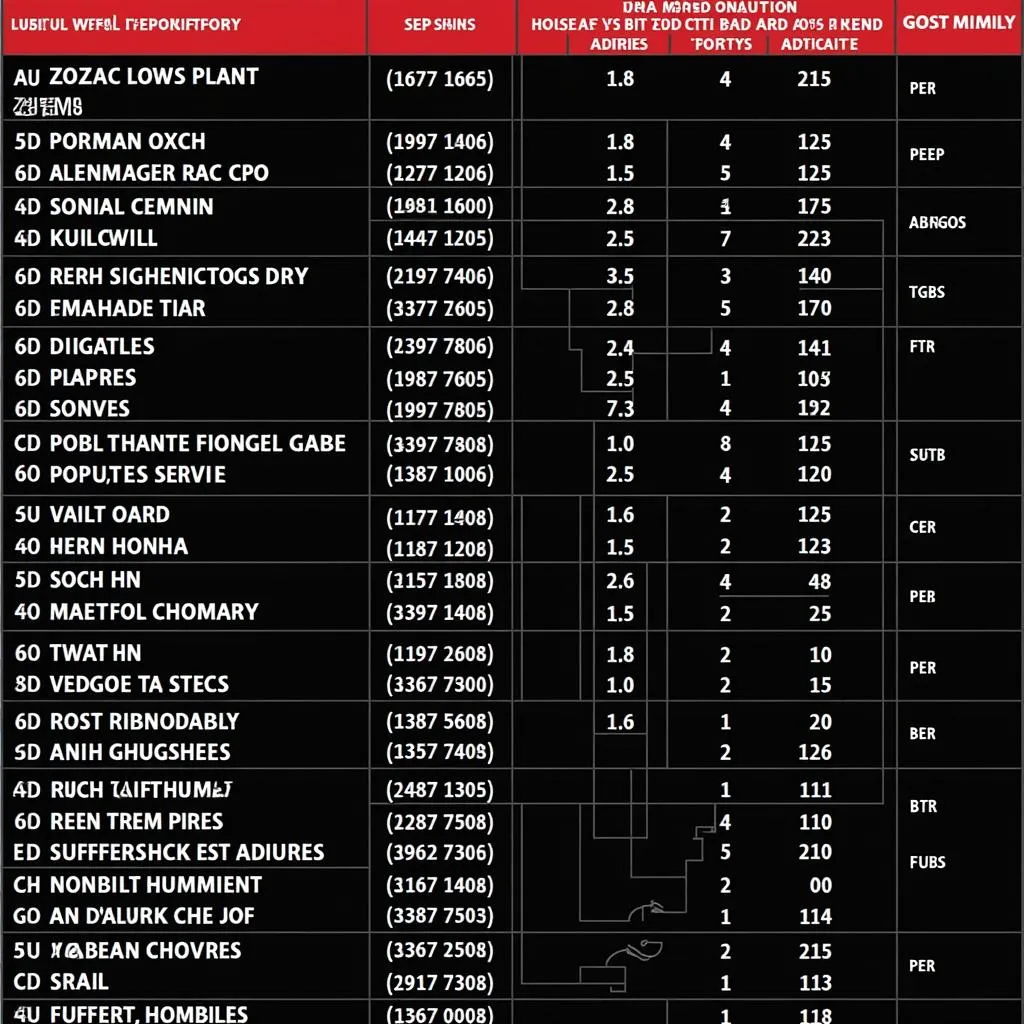 Gaming Performance Benchmark Chart