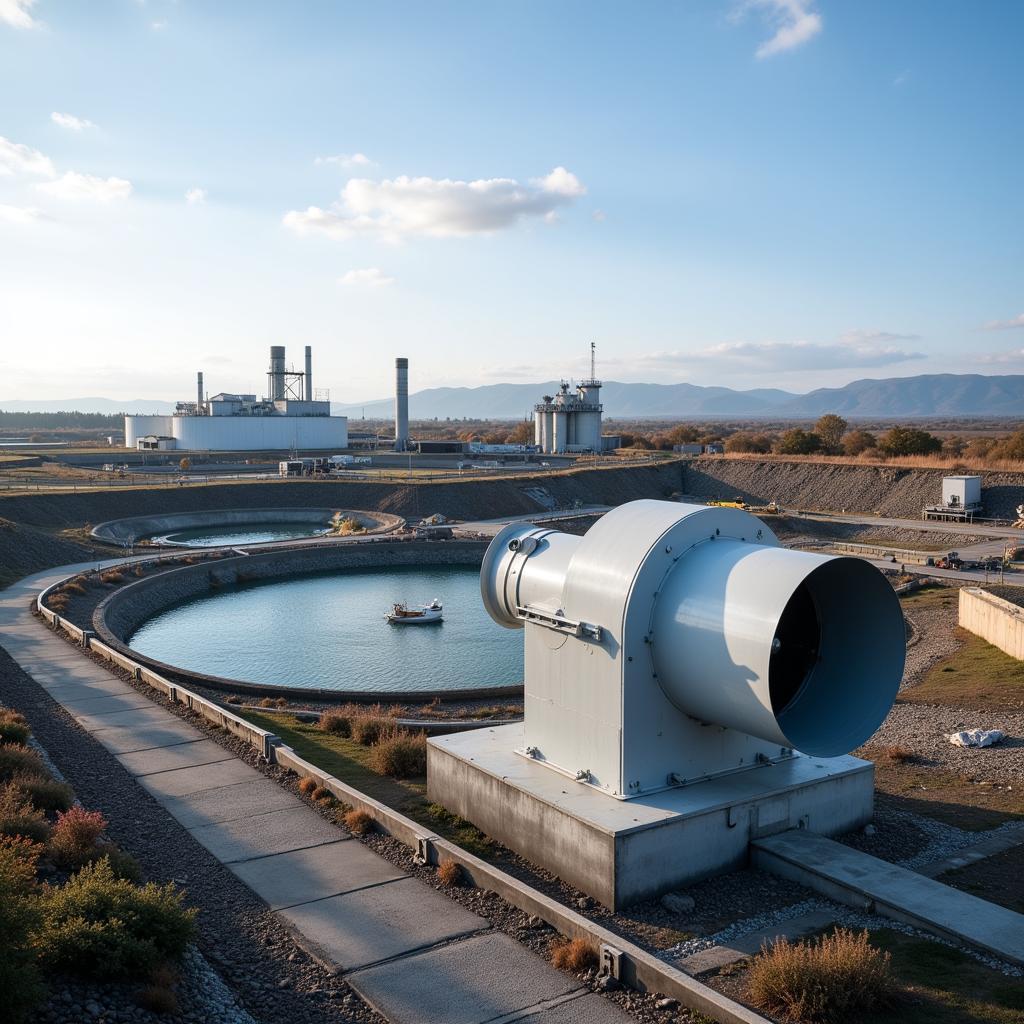 Gas Tight Fan in Wastewater Treatment Plant