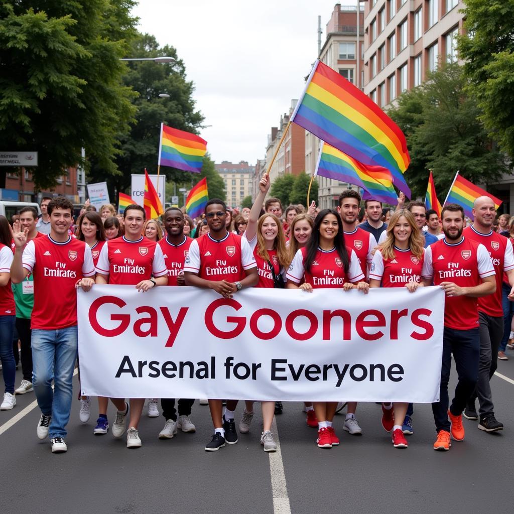 Gay Gooners Pride March