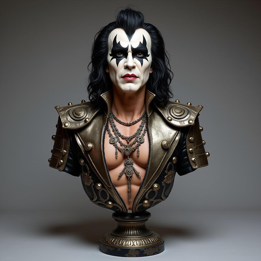 Gene Simmons Fan Art Sculpture