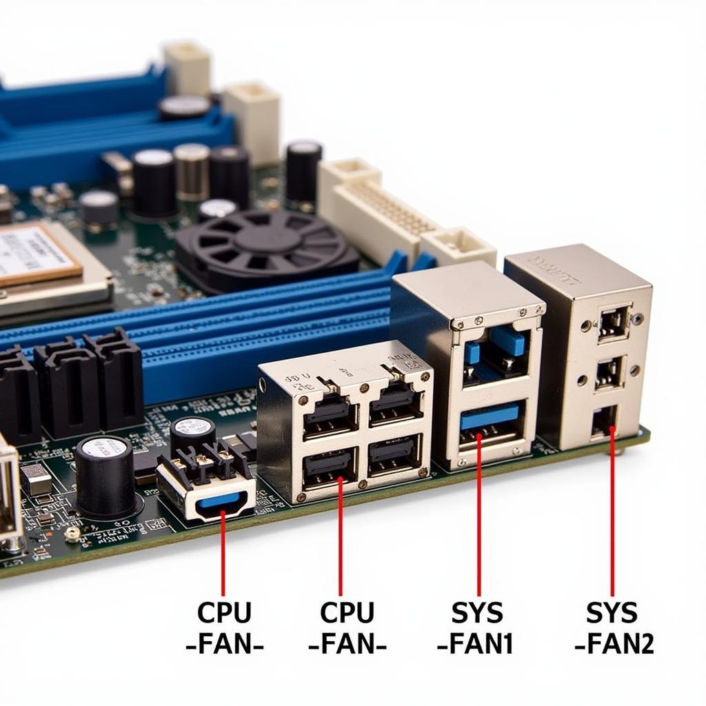 Gigabyte B75M D3H Fan Headers