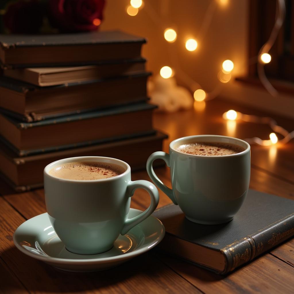 Coffee Cups and Books