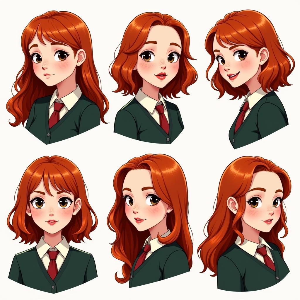 Ginny Weasley Character Portraits