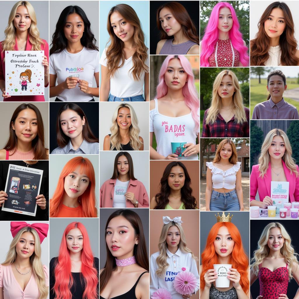 Examples of Go Won Loona Fan Projects