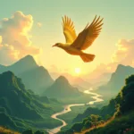 Golden Bird Symbolism in Xuan Dieu's Voi Vang Poem