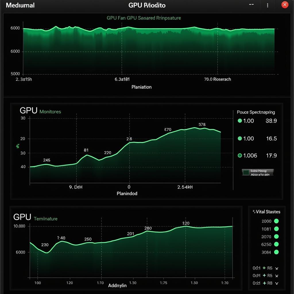 Monitoring GPU temperature with specialized software