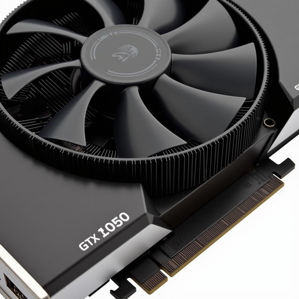 GTX 1050 Single Fan Design