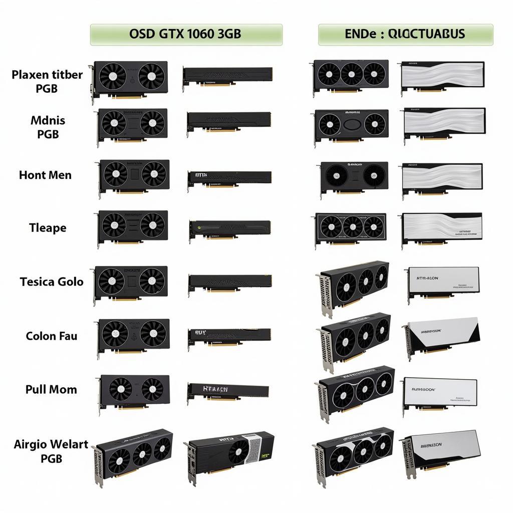 GTX 1060 Model Comparison