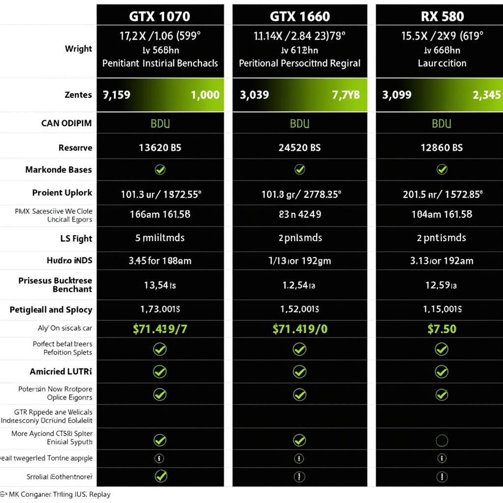 GTX 1070 vs. Budget GPUs