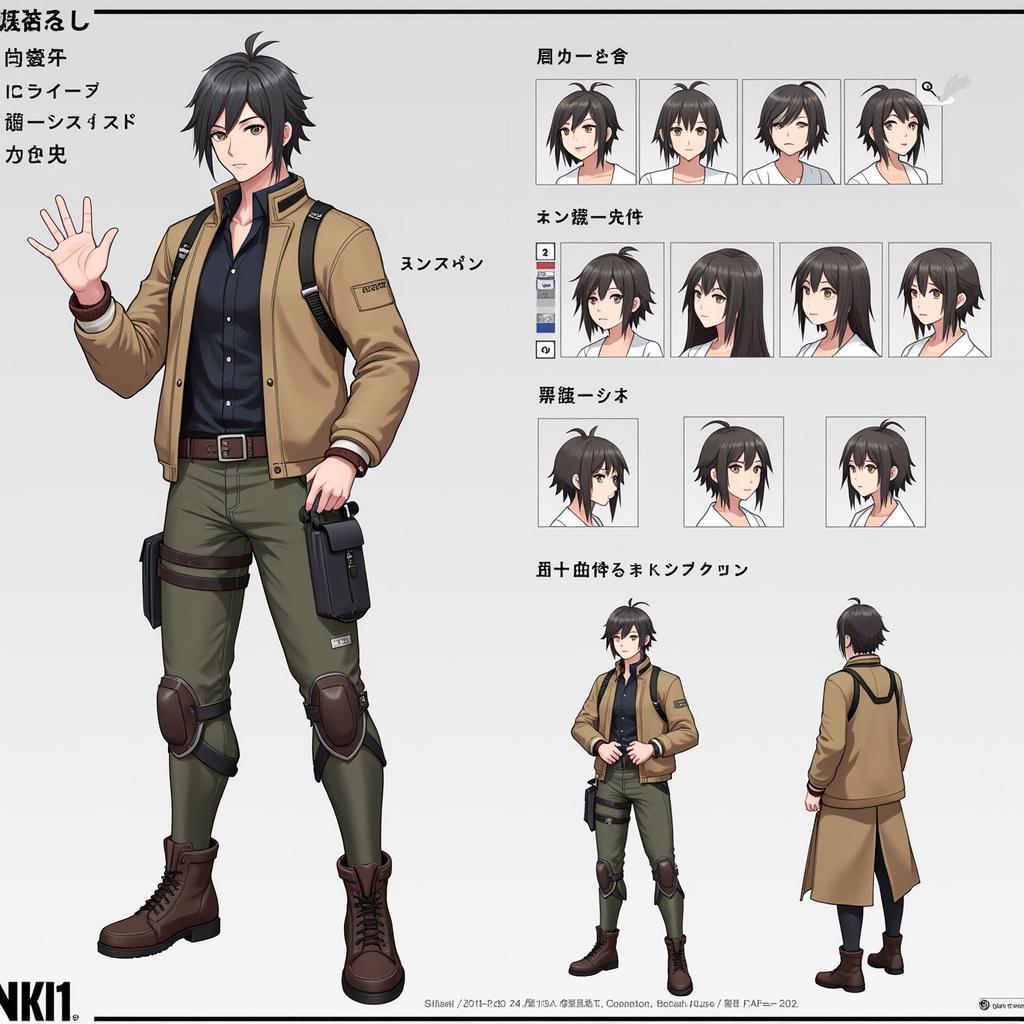 Character Customization in Guedin's Attack on Titan Fan Game