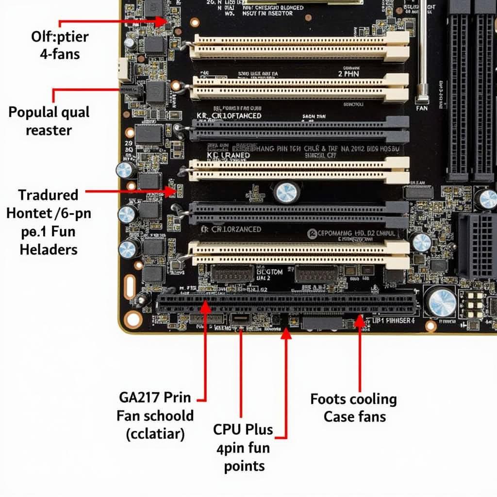 H87 Plus Motherboard with 4-Pin Fan Headers