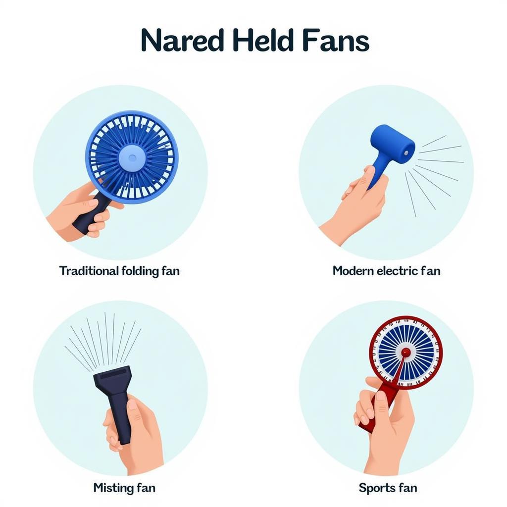 Types of Hand Held Fans: Folding, Electric, Misting, and Sports Fans