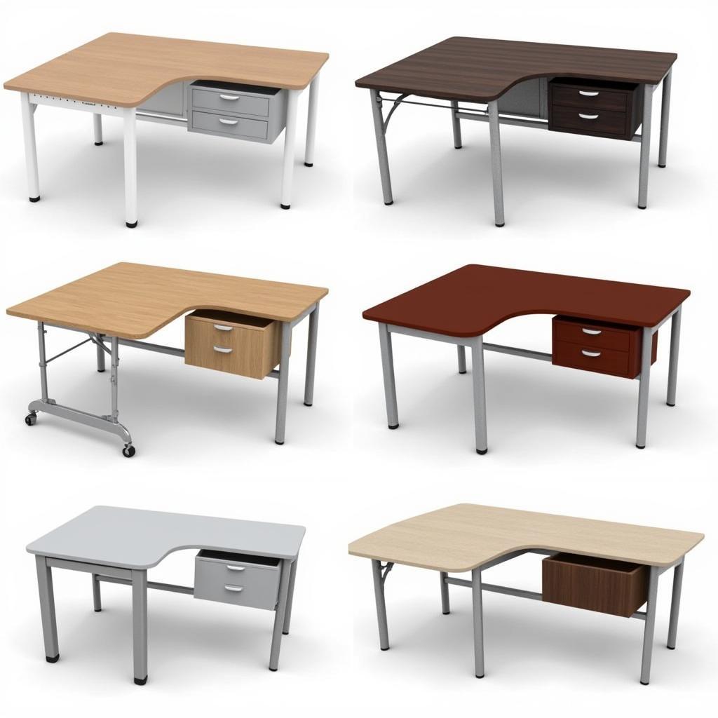 Harmony Fan Desk Color Options