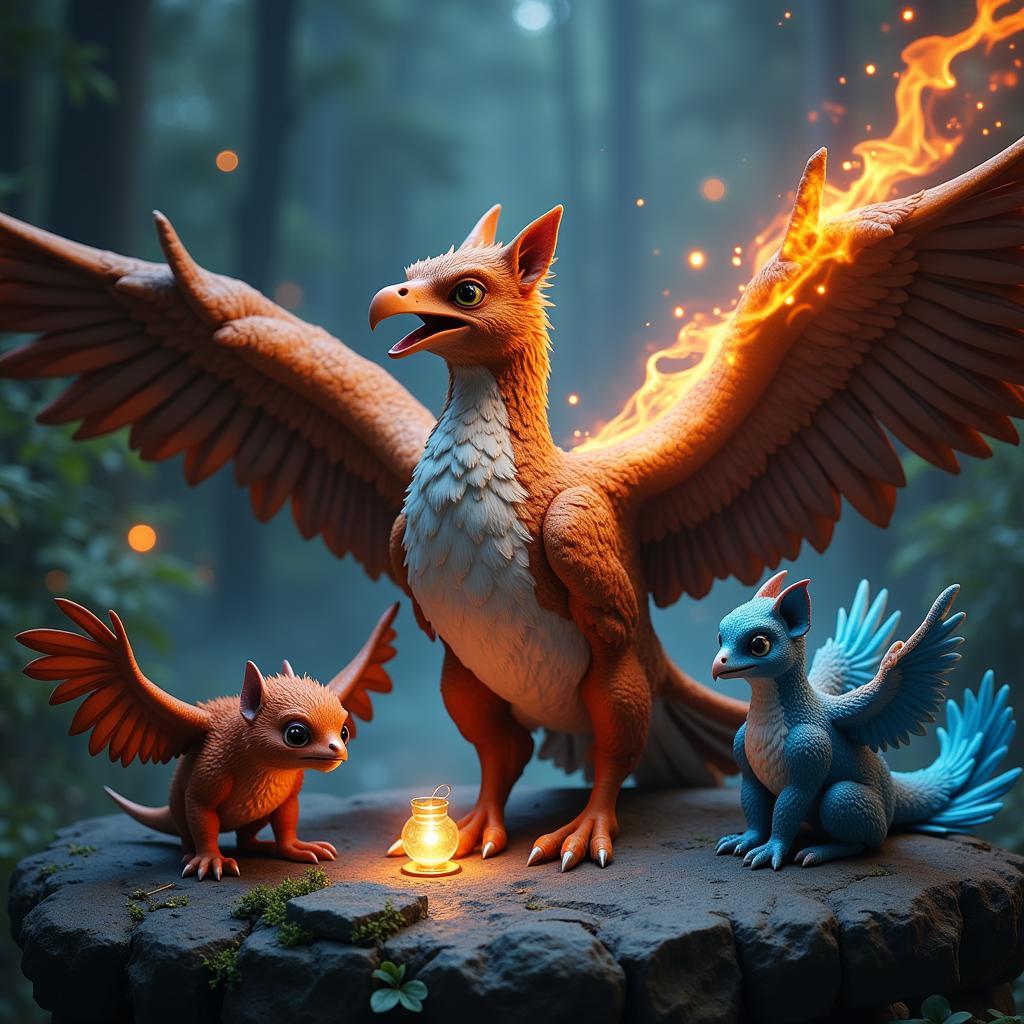 3D Renderings of Magical Creatures