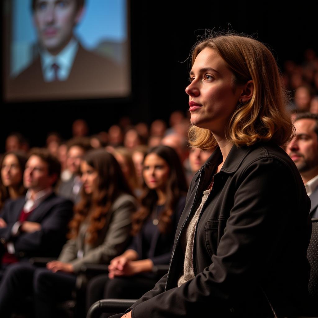 Fans Participating in a Q&A Session with a Harry Potter Cast Member