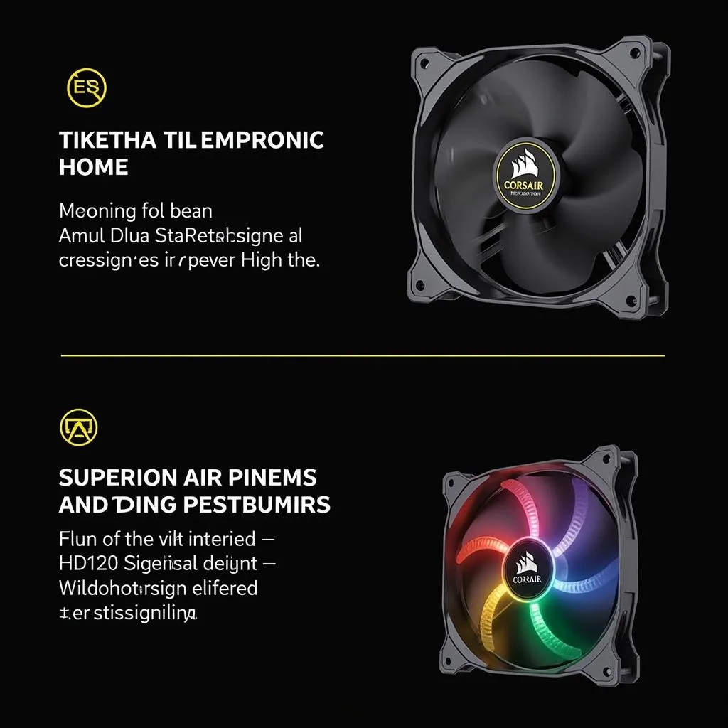 Corsair HD120 RGB ML120 Elite Fan