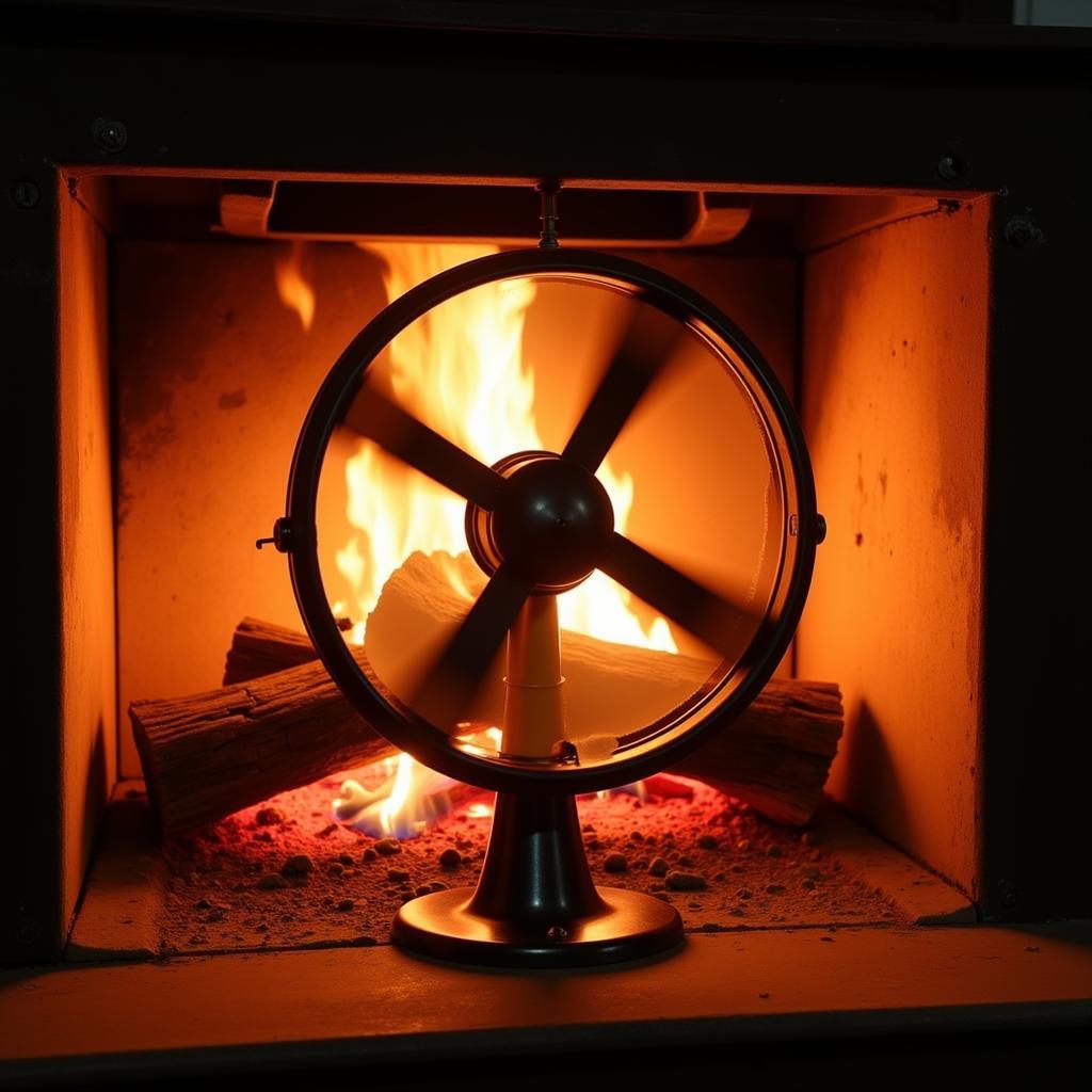 Heat Powered Fan on Stove