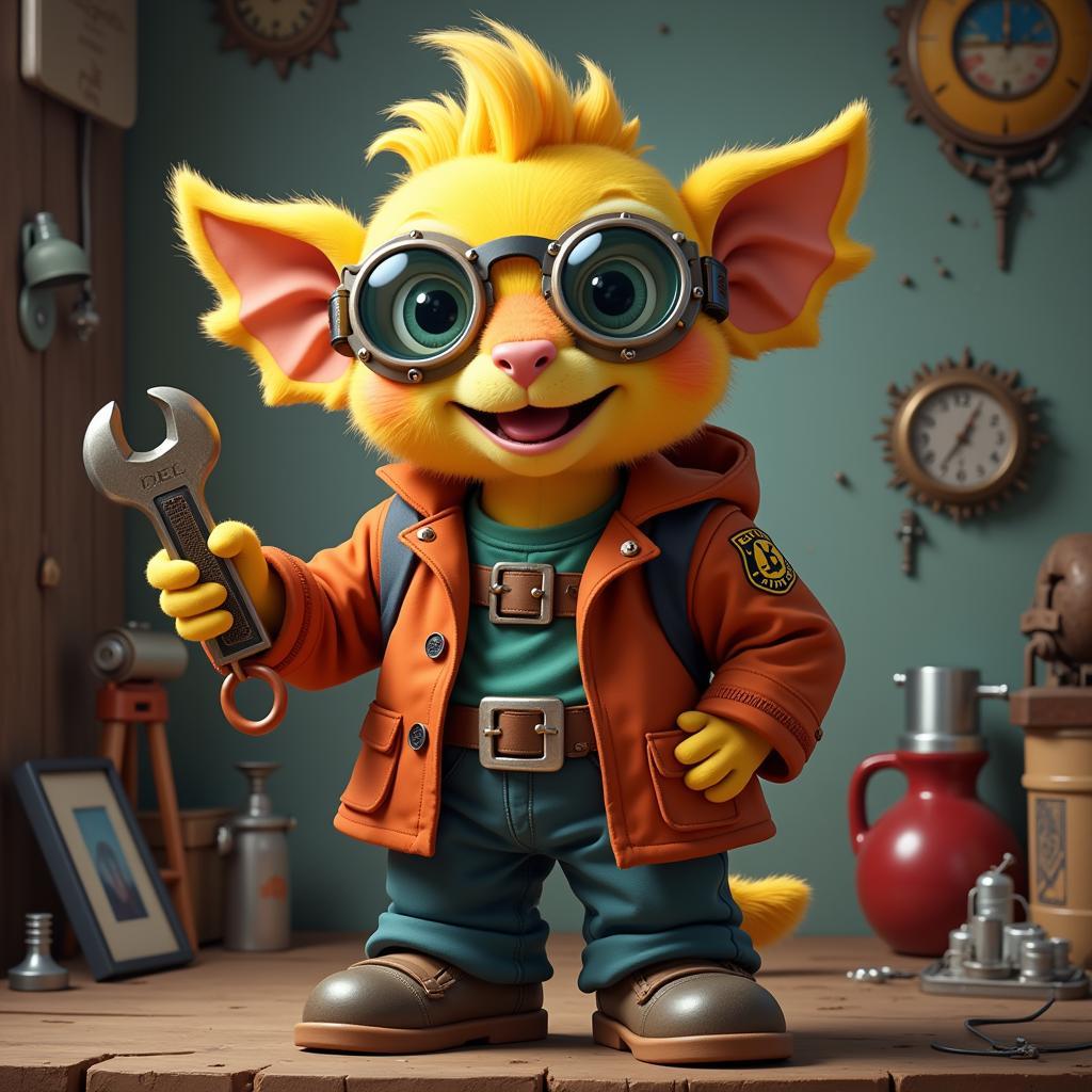 Heimerdinger in his classic skin, fan art