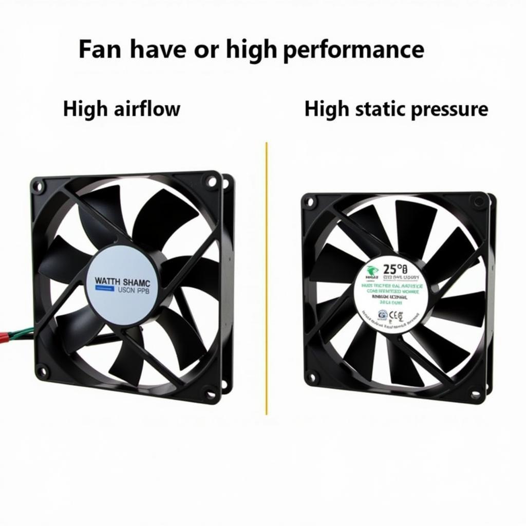 High Airflow vs. High Static Pressure Fans