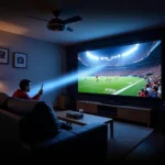 High CFM fan in a home theater setup