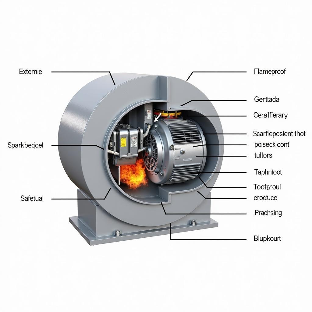 explosion proof fan components