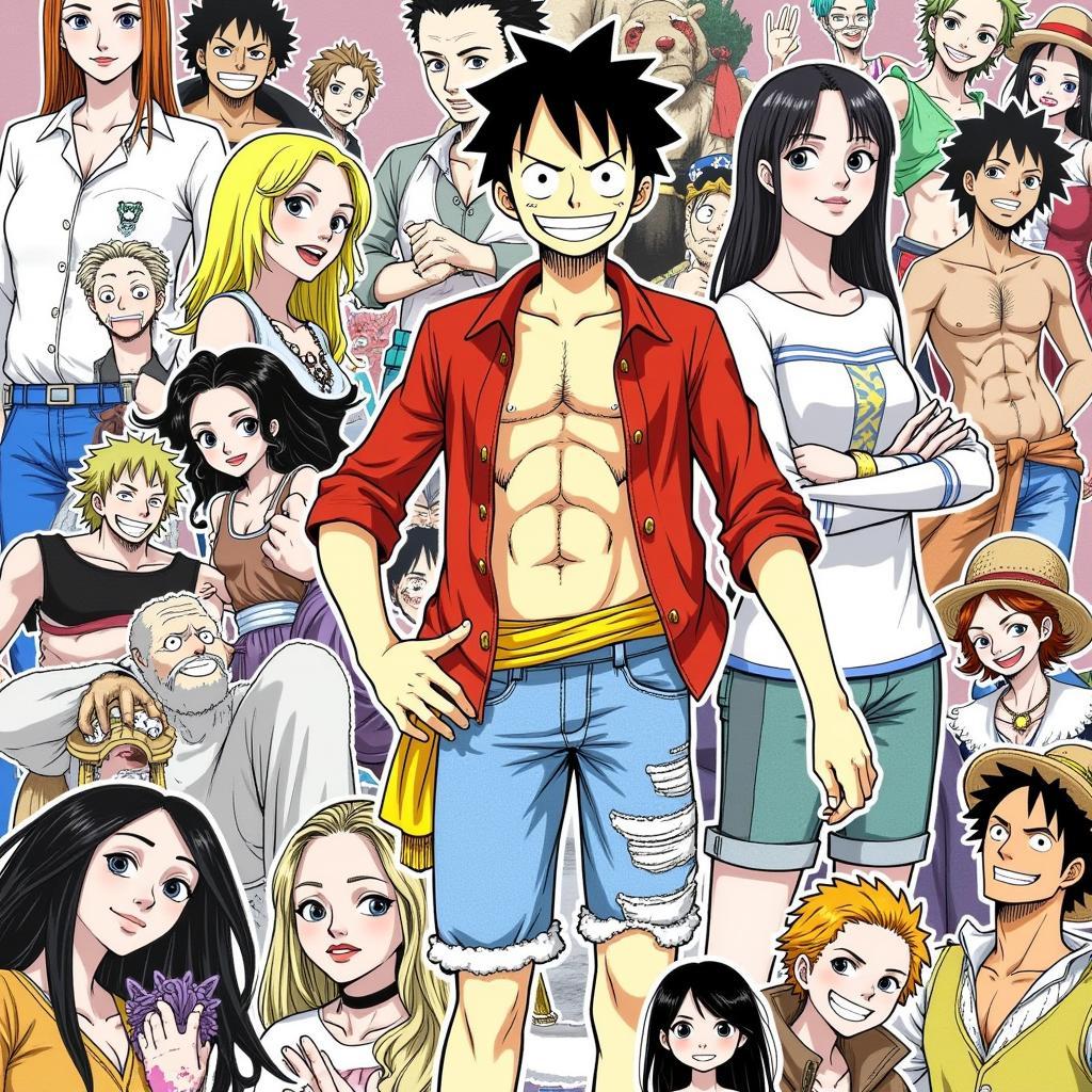 Diverse Art Styles in One Piece Fan Art