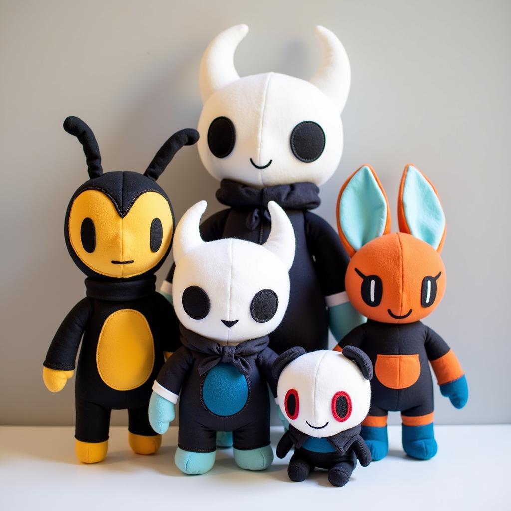 Hollow Knight fan-made plush toys