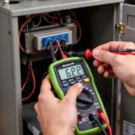 Testing a Honeywell Fan Limit Switch with a Multimeter