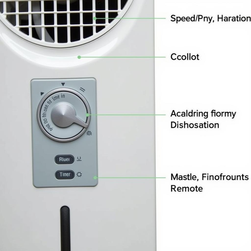 Control Panel and Features of a Honeywell Tower Fan