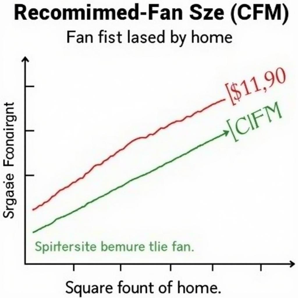 House Fan Sizing Chart