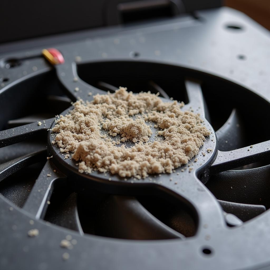 Dust Buildup on HP Laptop Fan