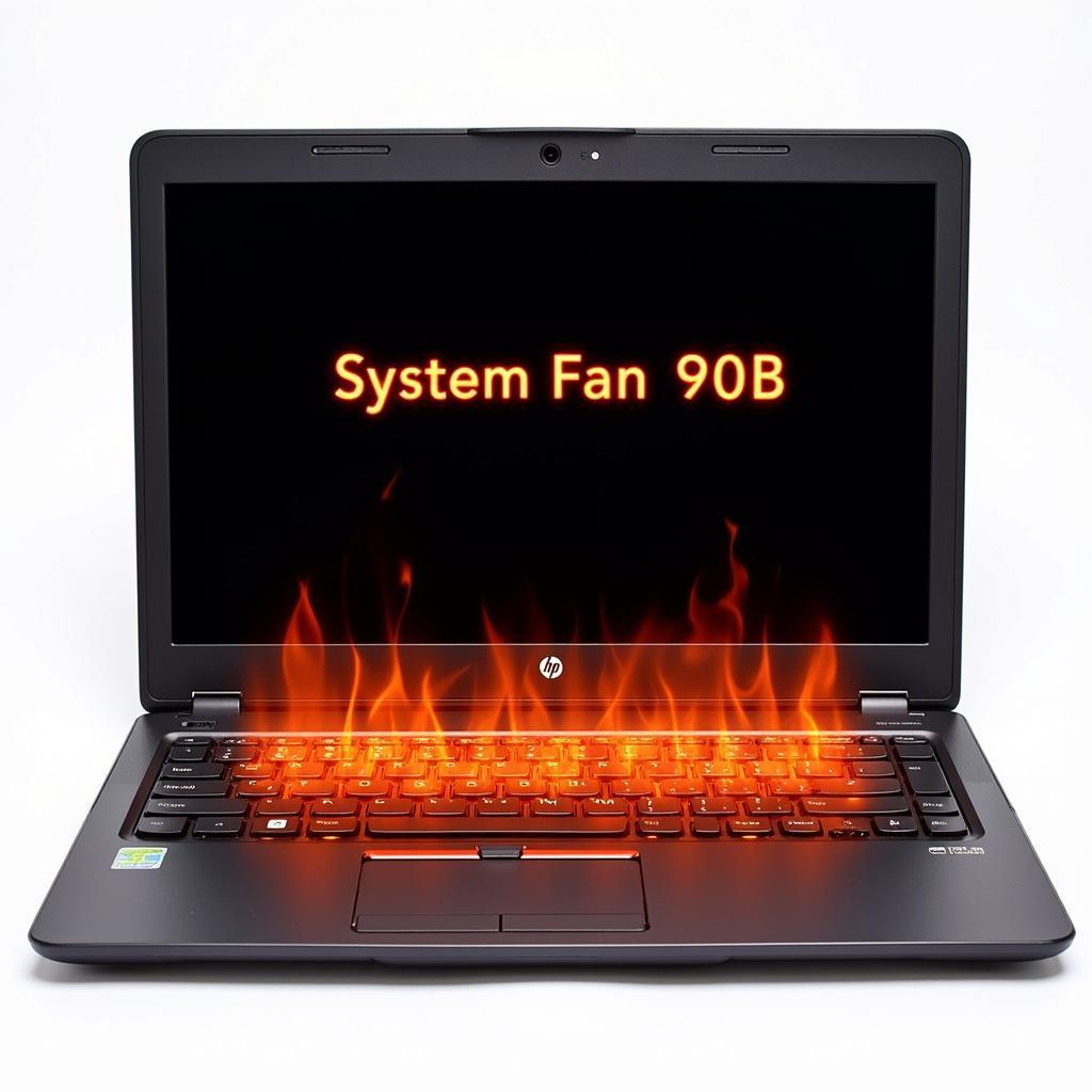 Laptop overheating with error message