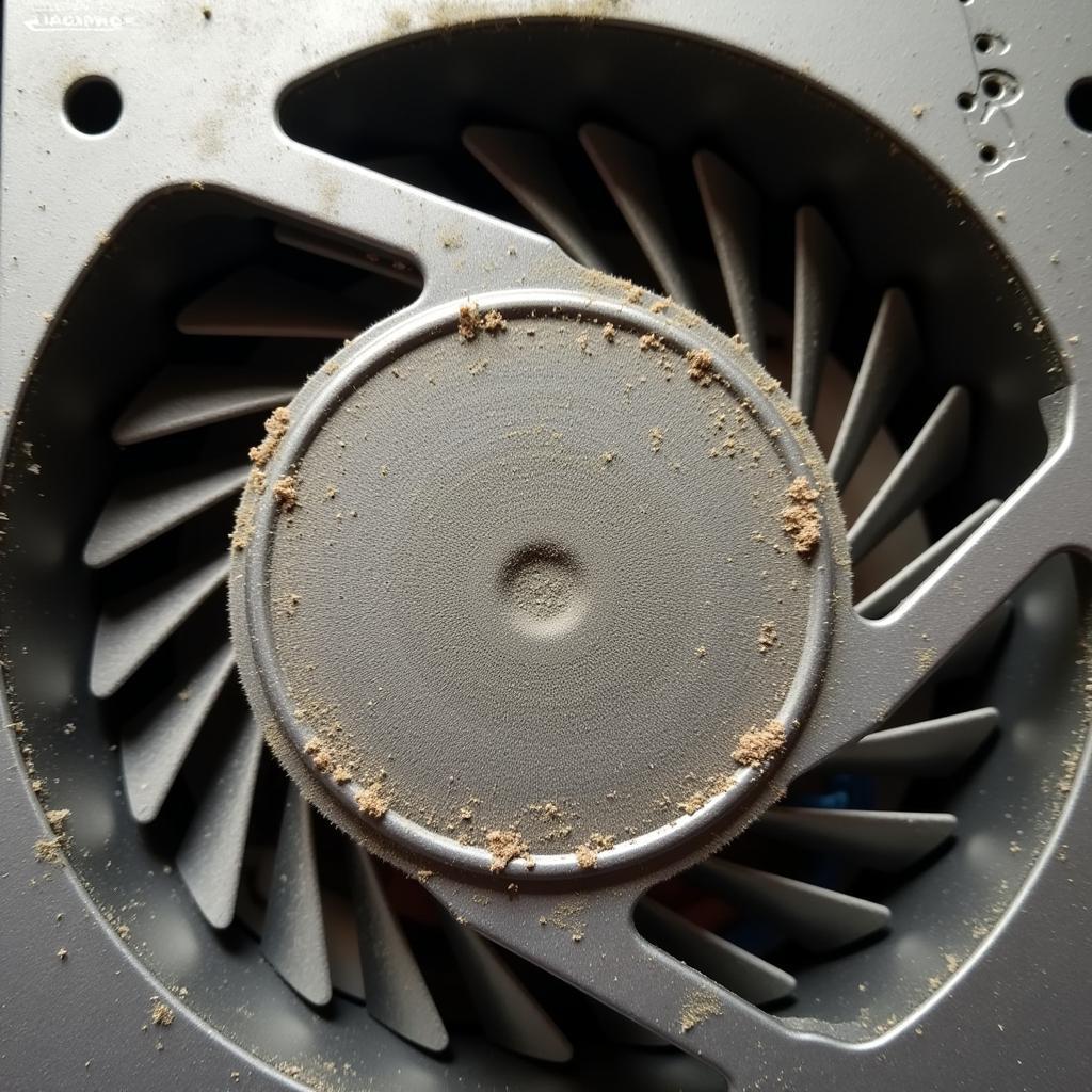 Dust Buildup on HP Z400 Fan