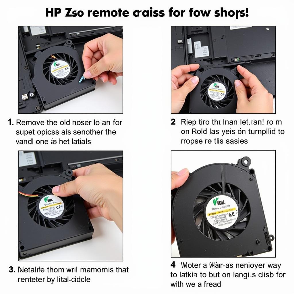 Replacing HP Z400 Fan