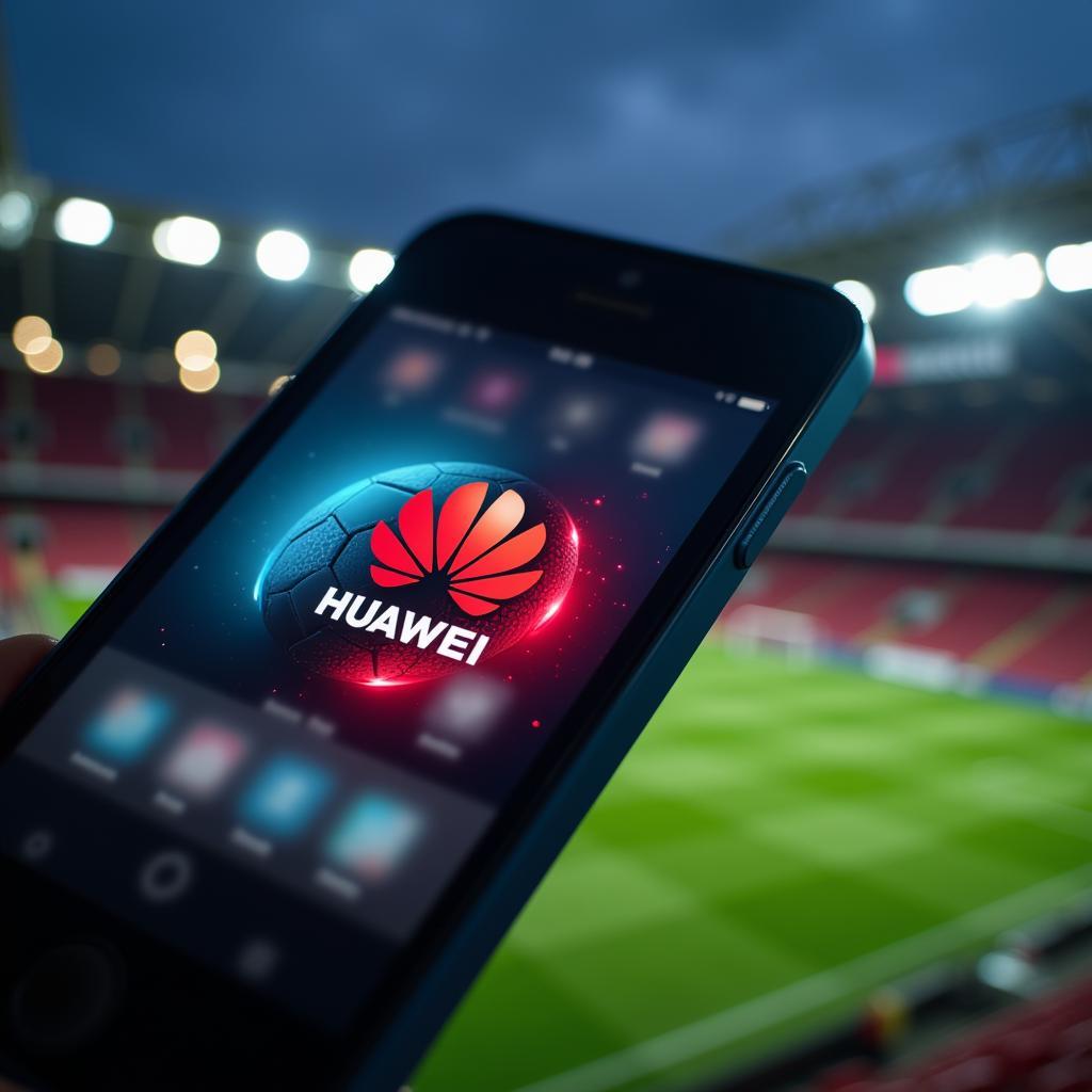 Huawei Fan Icon on Phone Screen