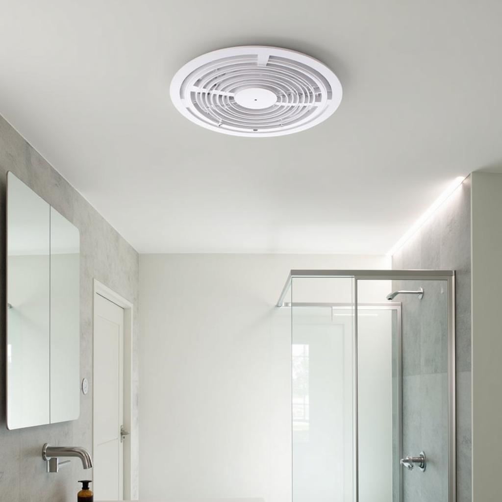 Humidistat Extractor Fan in Bathroom