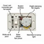 Hunter Fan Switch Housing Close-Up