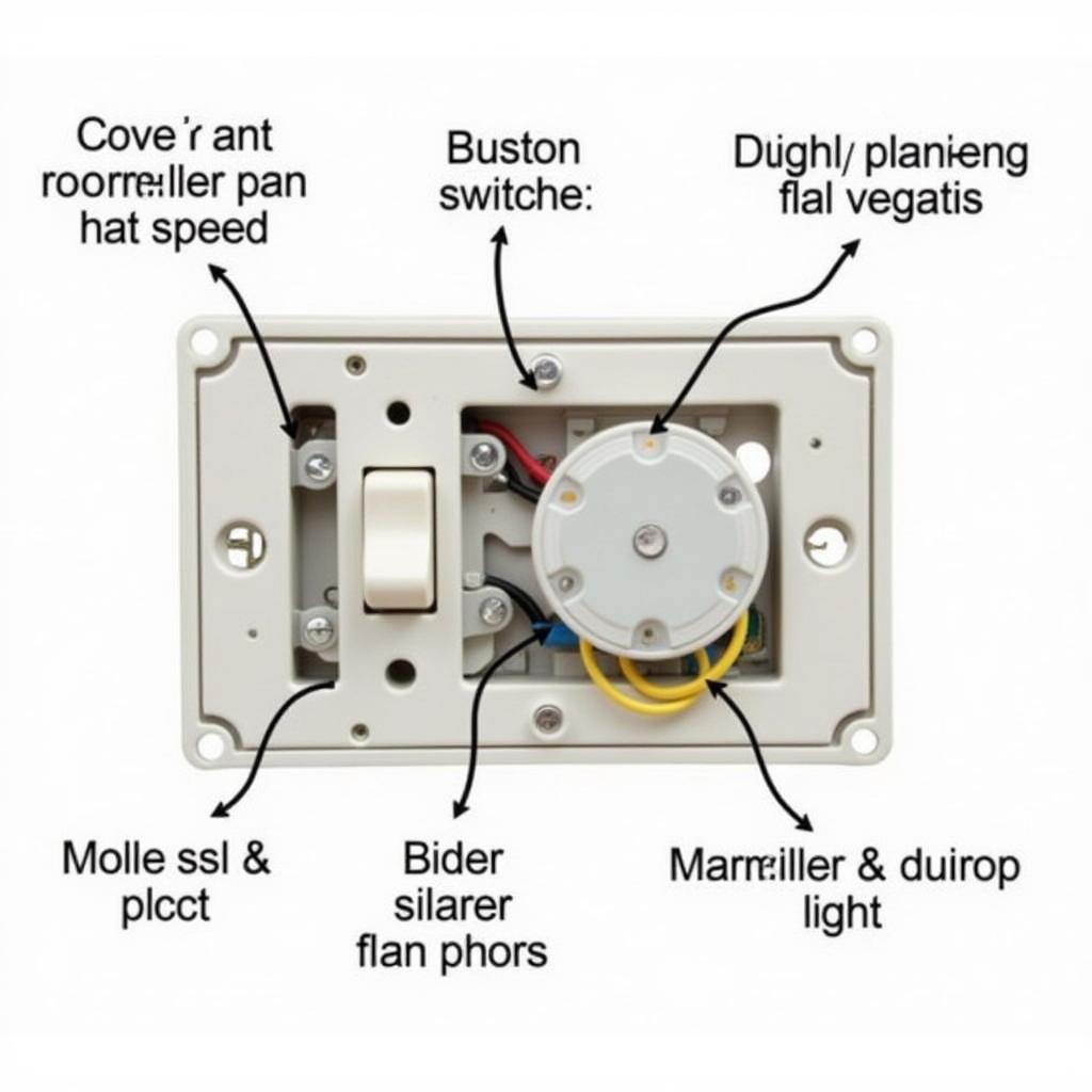 Hunter Fan Switch Housing Close-Up