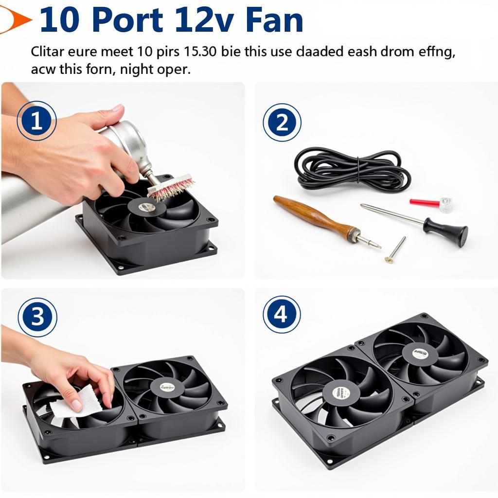 Cleaning and Maintaining a HUP 10 Port 12V Fan