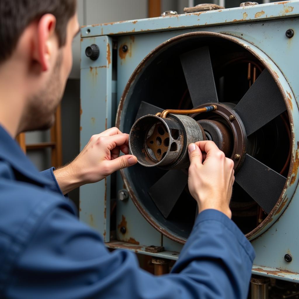 HVAC Fan Motor Inspection